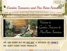 Tablet Screenshot of gardentreasuresanoka.com